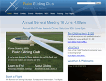 Tablet Screenshot of glidingmatamata.co.nz